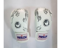 Găng Boxing Wolon Dragon Trắng size 10oz