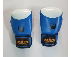 Găng Boxing Wolon Thi Đấu Xanh size 10oz