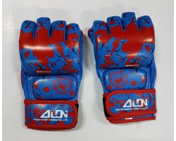 Găng MMA Wolon Máu Xanh Size M