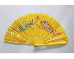 Quạt Rồng Phượng Phong Trào Vàng